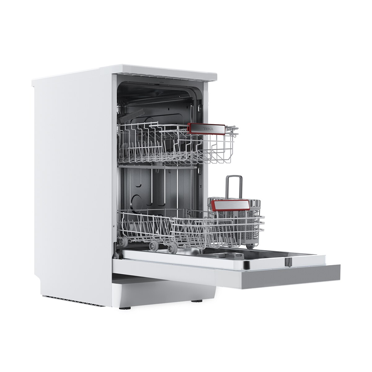 Lavavajillas Teka 10 cubiertos 8 programas - DFS 240EW - Blanco Blanco-5