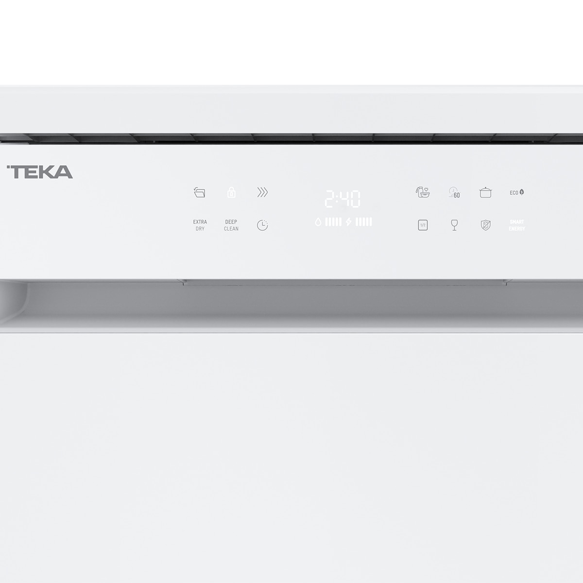 Lavavajillas Teka 10 cubiertos 8 programas - DFS 240EW - Blanco Blanco-6