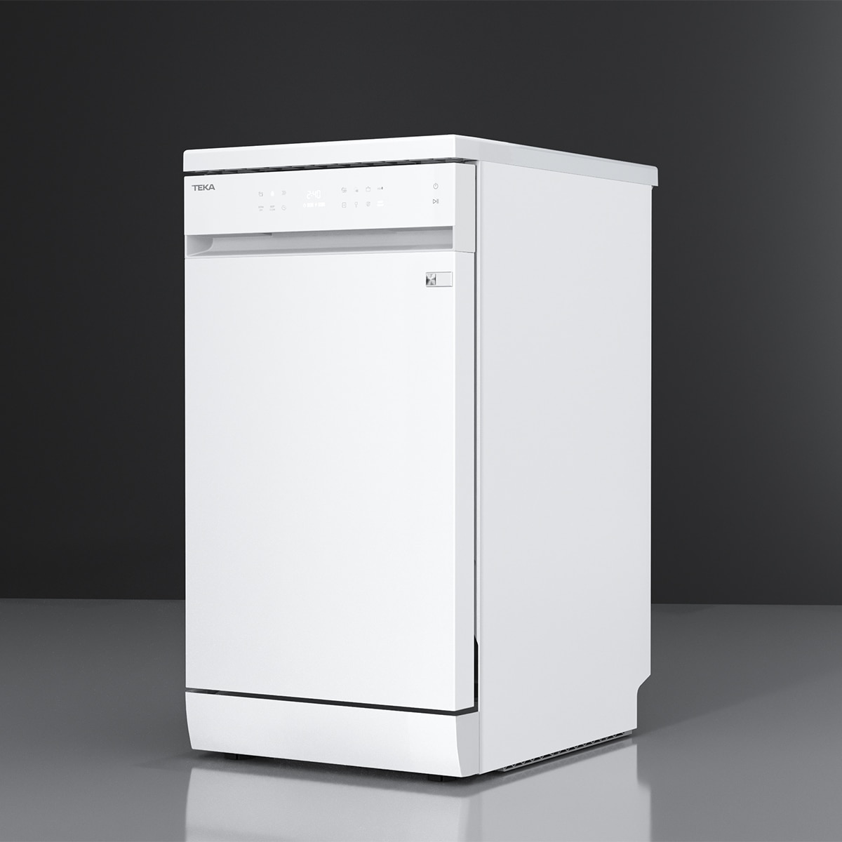 Lavavajillas Teka 10 cubiertos 8 programas - DFS 240EW - Blanco Blanco-7
