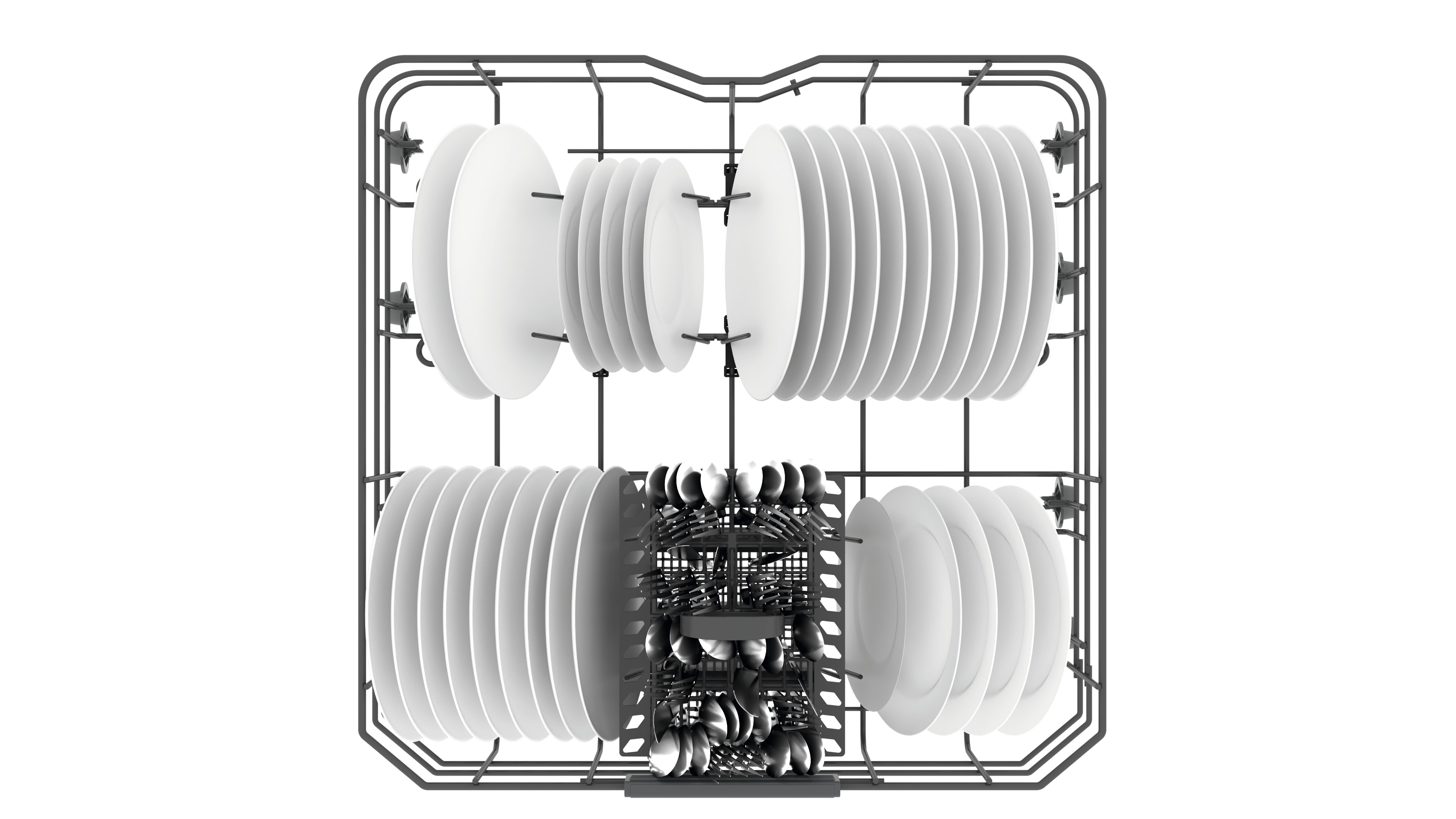 Lavavajillas integrable Whirlpool 14 servicios, 8 programas, 60 cm - WRIC 3C26 4