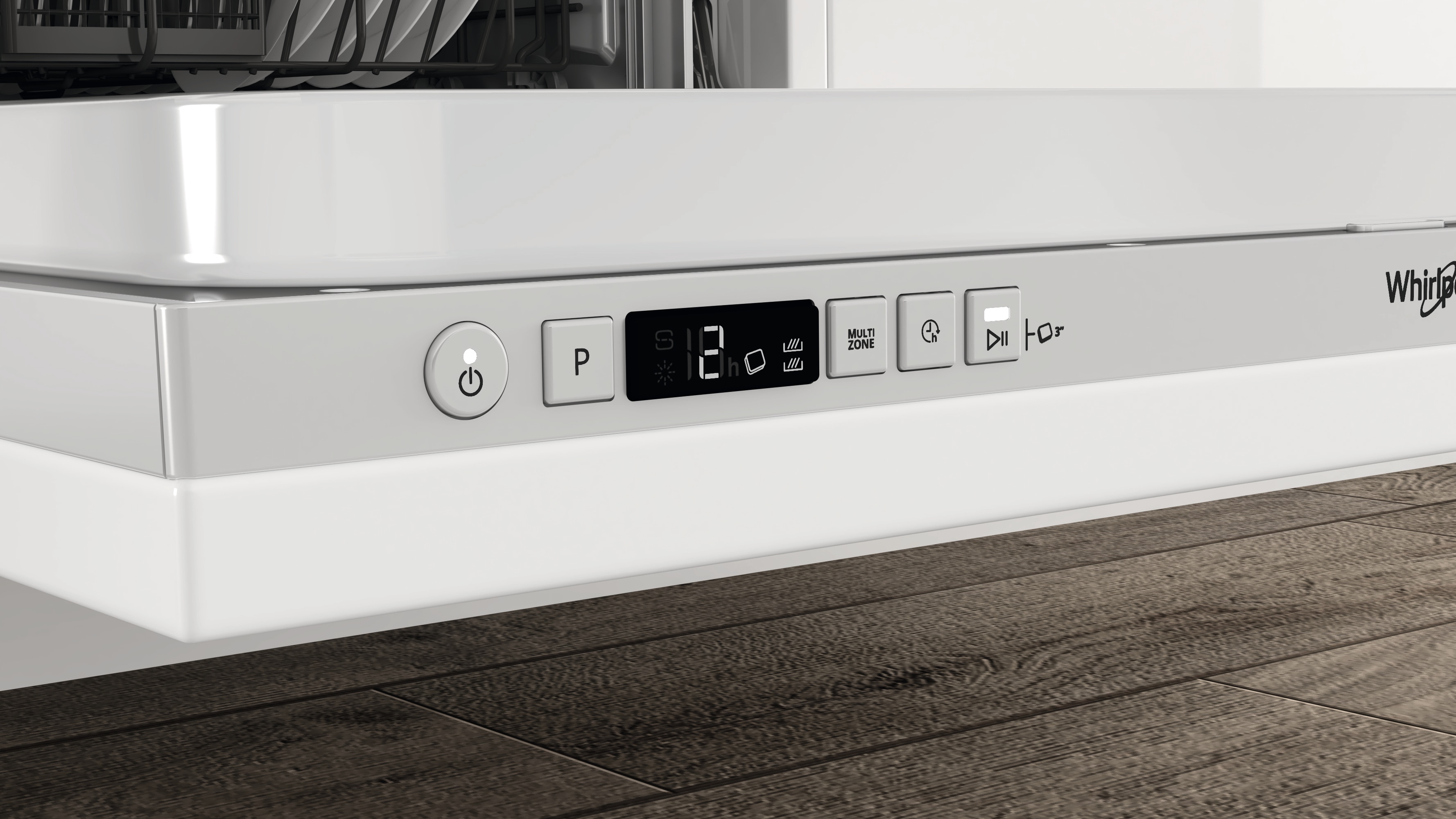 Lavavajillas integrable Whirlpool 14 servicios, 8 programas, 60 cm - WRIC 3C26 8