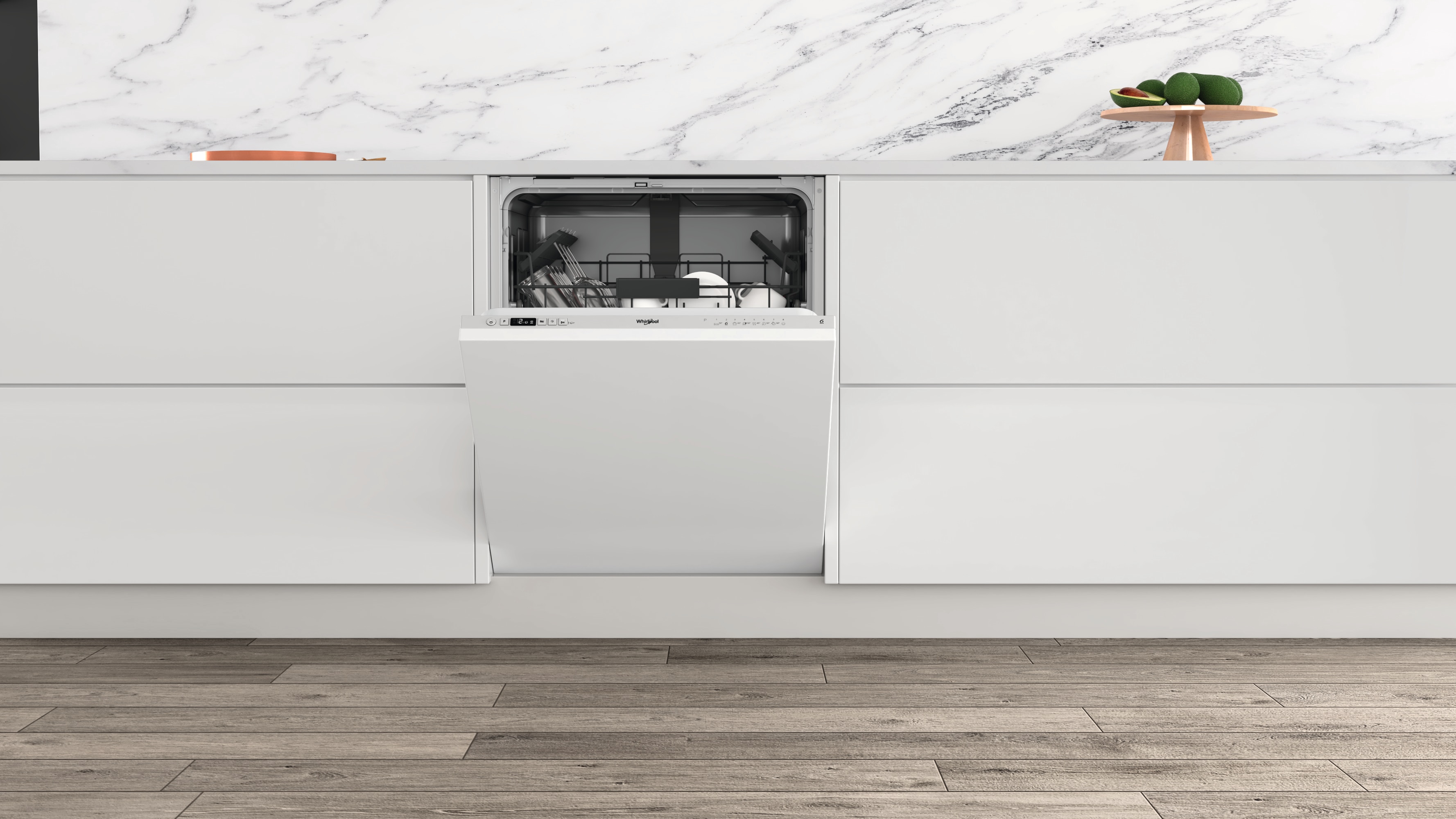 Lavavajillas integrable Whirlpool 14 servicios, 8 programas, 60 cm - WRIC 3C26 10