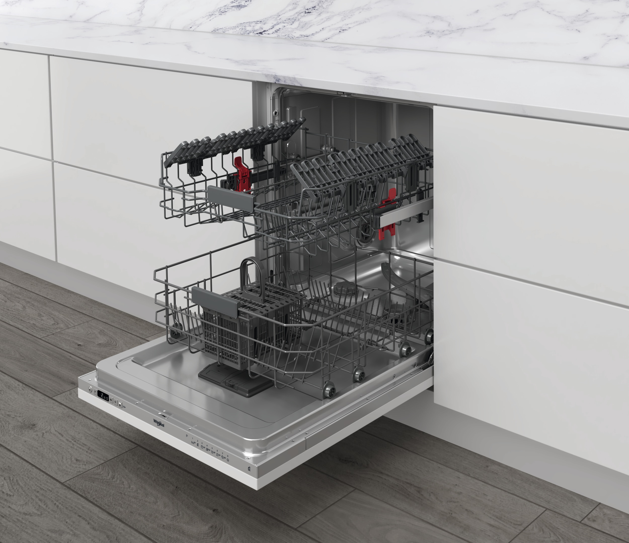 Lavavajillas integrable Whirlpool 14 servicios, 8 programas, 60 cm - WRIC 3C26 11