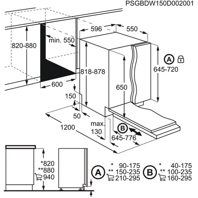 Lavavajillas integrable AEG 13 servicios, sistema QuickSelect, 60 cm - FSB53617Z 14
