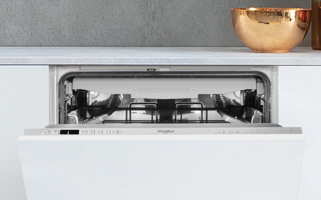 Lavavajillas integrable Whirlpool 14 servicios, Bandeja Cubiertos, 60 cm - WI 7020 PF 8