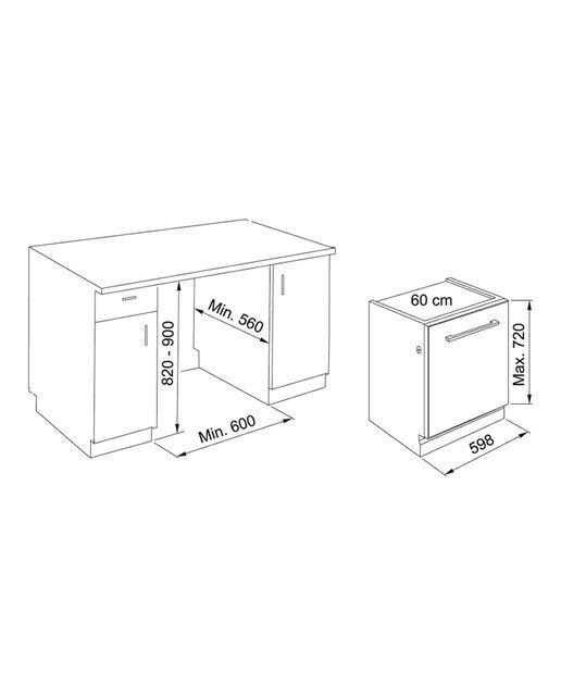 Lavavajillas integrable Franke 14 servicios, 8 programas, 60 cm - 1170611673 3