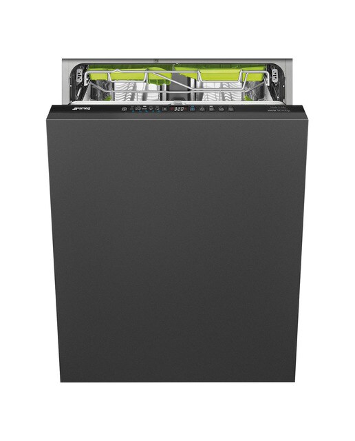 Imagem 0 de Máquina de Lavar Loiça Encastrável Smeg Universal ST363CL Meia Carga de 13 Talheres e de 60 cm - Preto