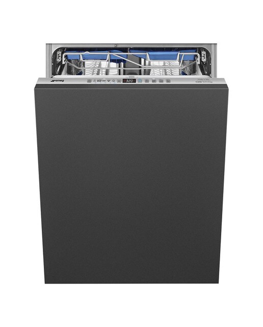 Imagem 0 de Máquina de Lavar Loiça Encastrável Smeg Universal STL323BL Meia Carga, de 13 Talheres e de 60 cm - Cinza