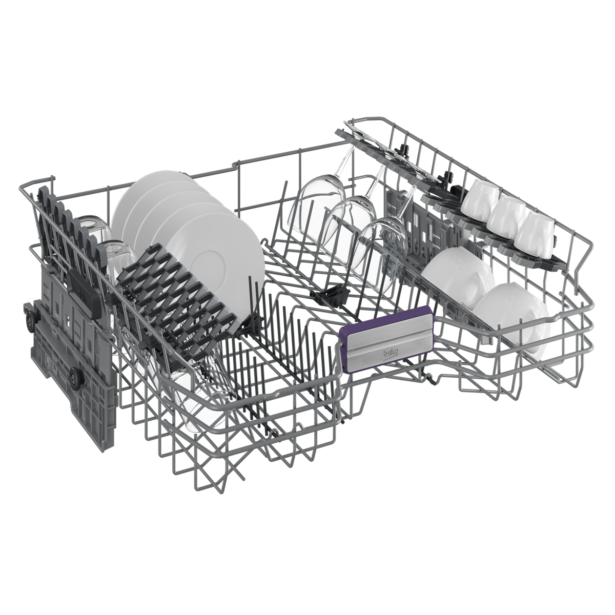 Lavavajillas integrable Beko 16  servicios, 60 cm, Bandeja Cubiertos  - BDIN38650C 8