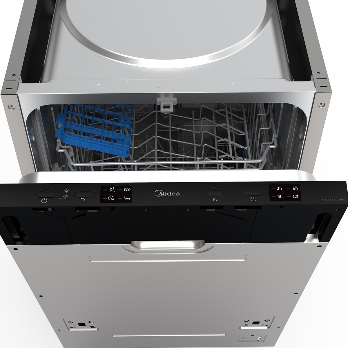 Máquina de Lavar Loiça Encastrável Midea MID45S120-ES 10 Conjuntos, 45 cm 8