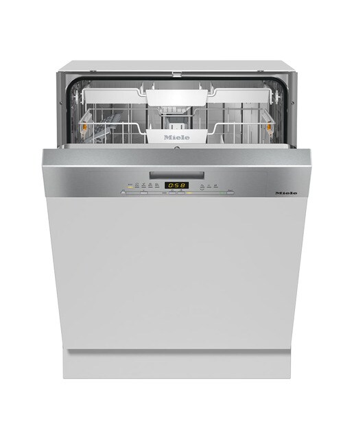 Máquina de Lavar Loiça Encastrável Miele G5110SCiEDSTCLS Active com 3ª Bandeja de 14 Serviços e 60 cm - Painel Aço Inoxidável CleanSteel 3
