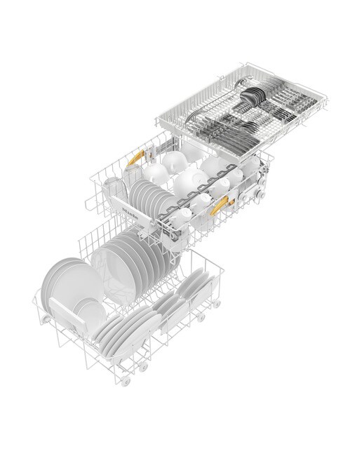Máquina de Lavar Loiça Encastrável Miele G 5590 SCVI EDS de 9 Talheres e 45 cm - Aço Inoxidável 5
