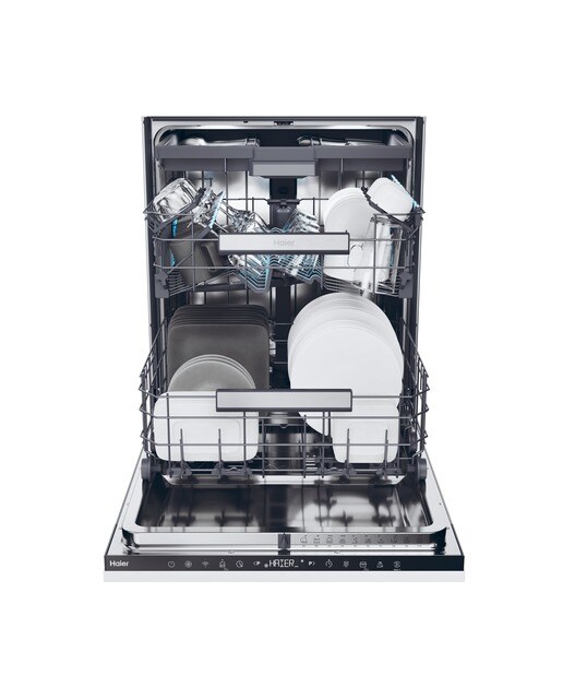 Máquina de Lavar Loiça Encastrável Haier Washlens Plus Series 2 XI 6B0S3FSB de 16 conjuntos e 60 cm 4