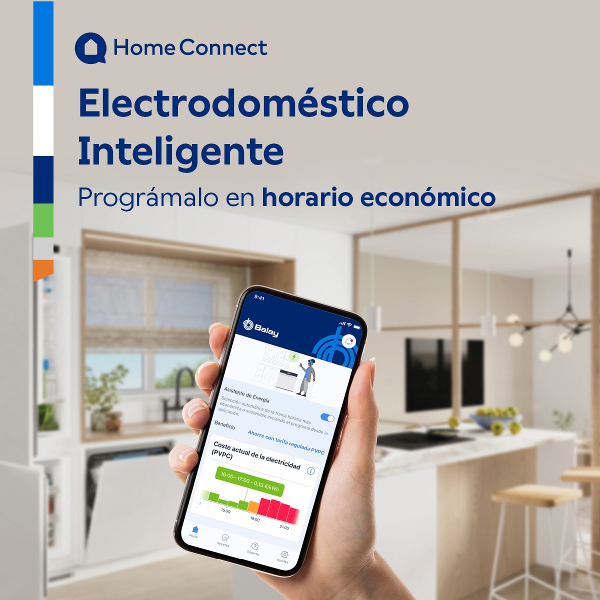 Máquina de Lavar Loiça Encastrável Balay 3VF5012NP Meia Carga de 12 Conjuntos e de 60 cm - Painel Preto Preto-9