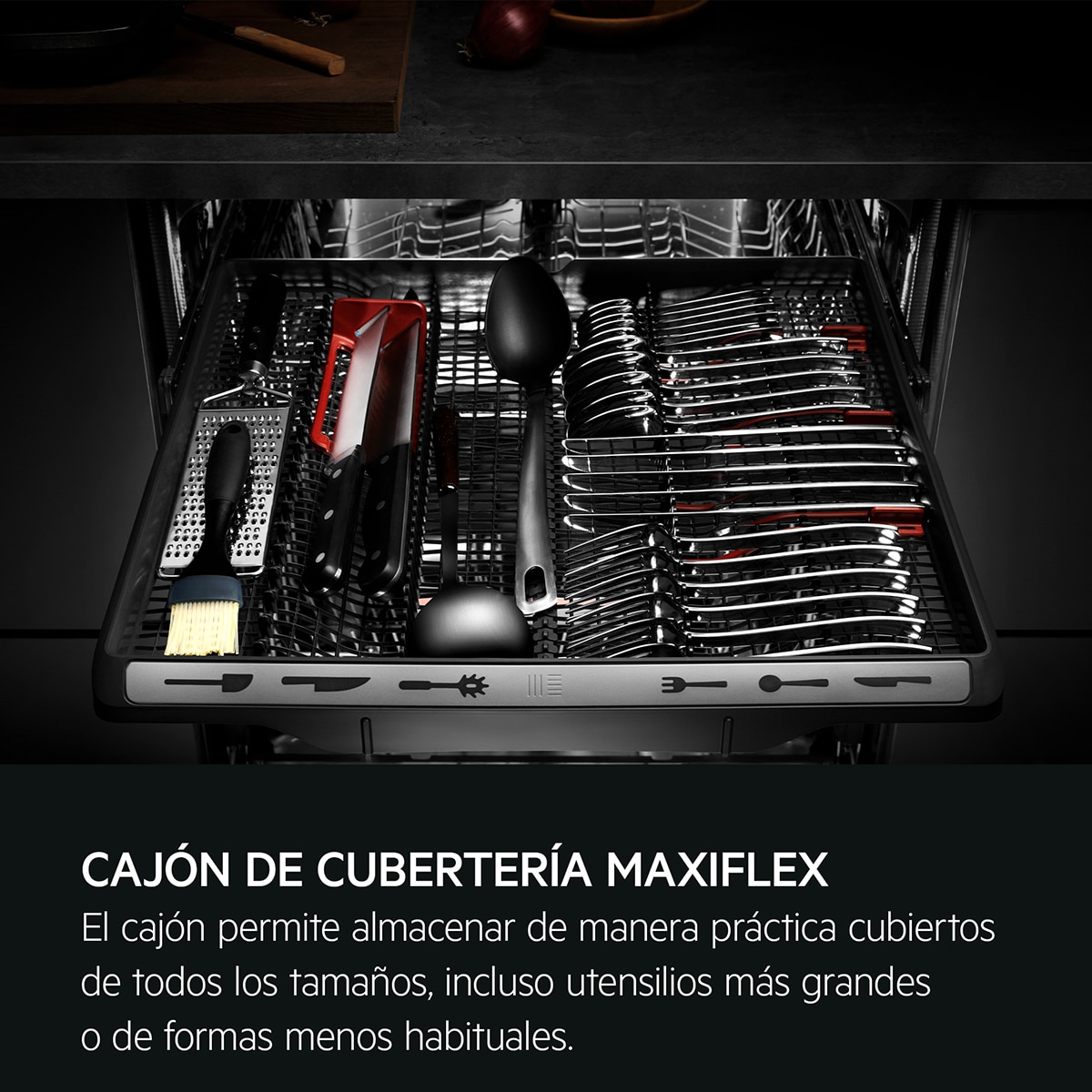 Máquina de Lavar Loiça Encastrável AEG Serie 3000 FSB34707Z Tecnologia AirDry de 14 Conjuntos e de 60 cm 3