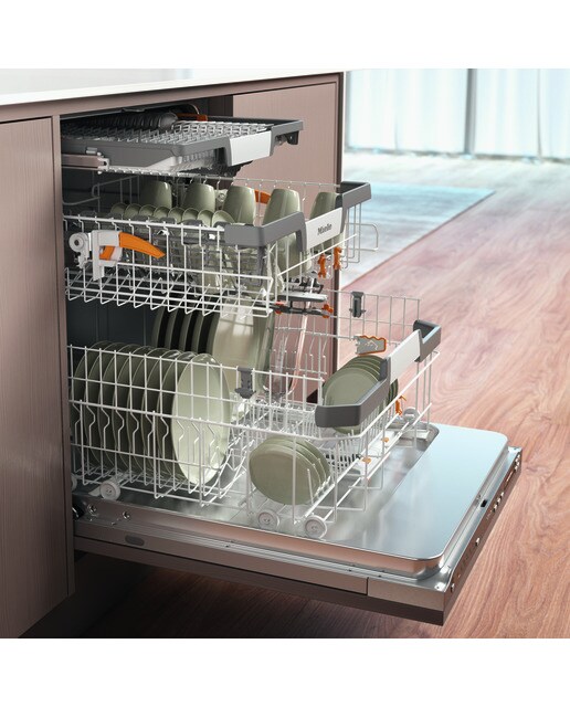 Máquina de Lavar Loiça Encastrável Miele G7380 SCVI EDST FrontFit de 14 Conjuntos, 3º Cesto e de 60 cm - Painel Aço Inox Aço inoxidável-4