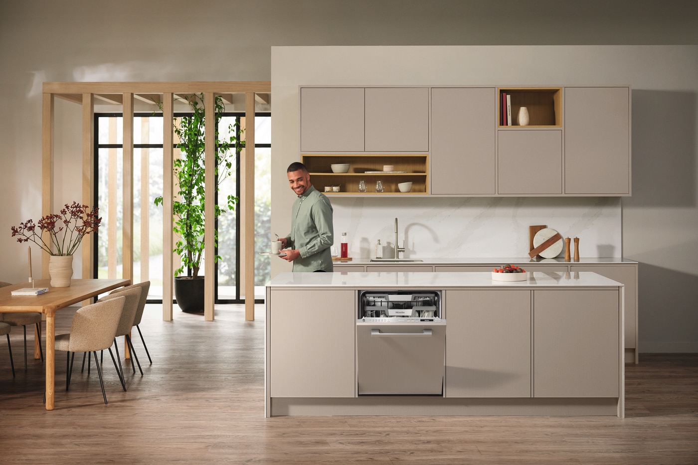 Máquina de Lavar Loiça Encastrável Miele G7380 SCVI EDST FrontFit de 14 Conjuntos, 3º Cesto e de 60 cm - Painel Aço Inox Aço inoxidável-5