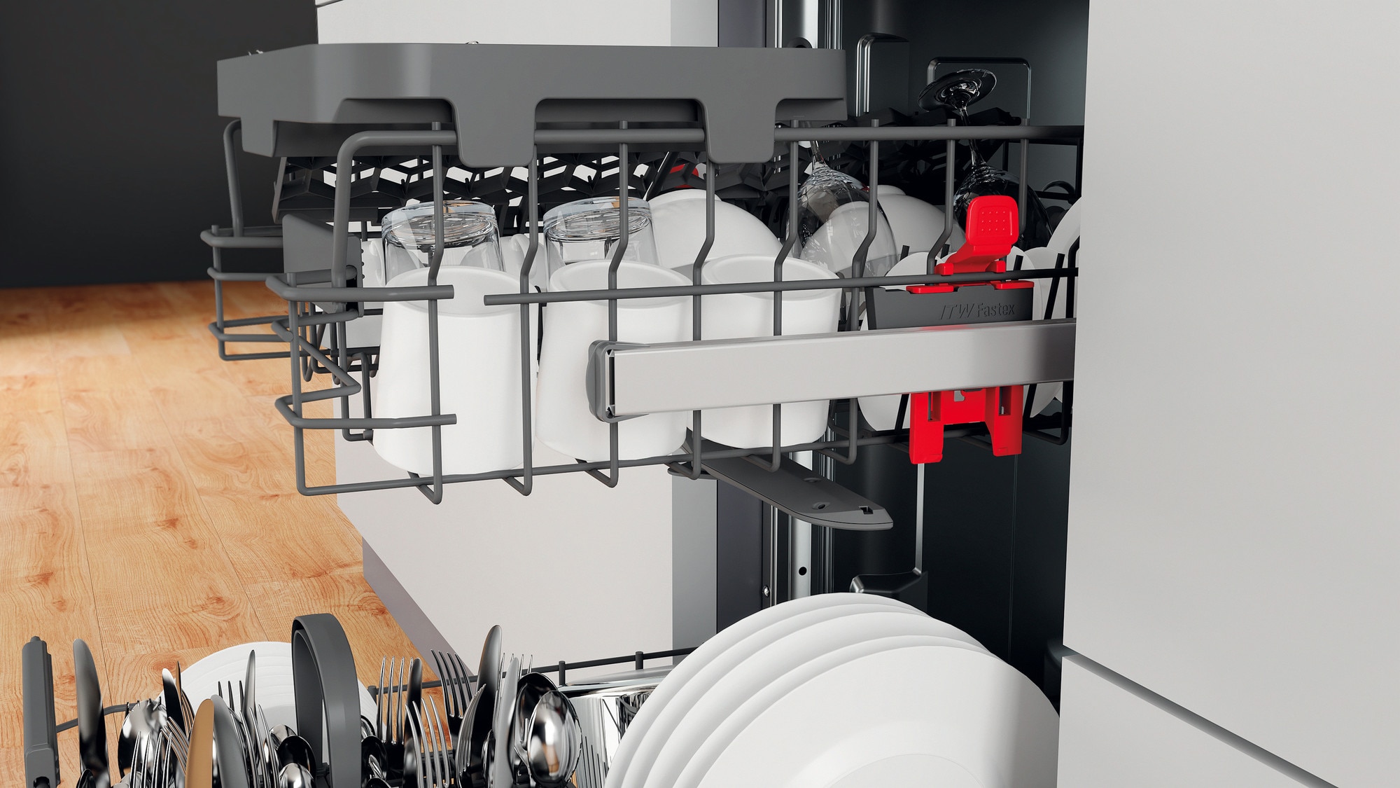 Lavavajillas integrable Whirlpool 10 servicios, 45 cm - WSIC 3M27 C 7