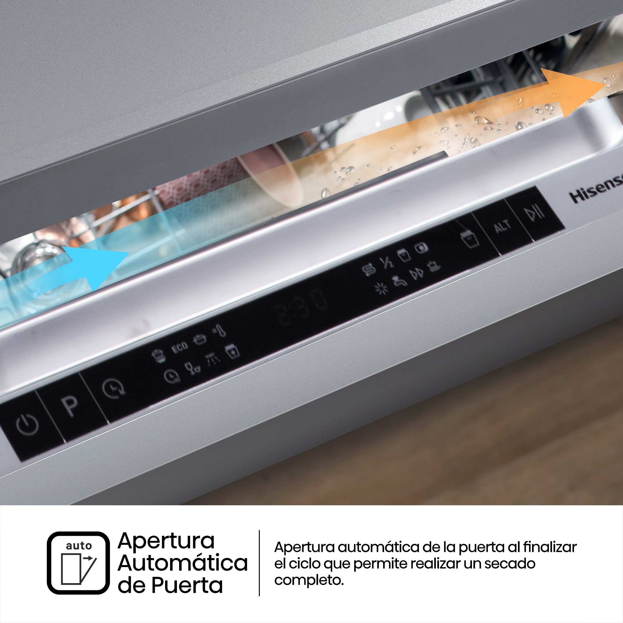 Lavavajillas integrable Hisense 11 servicios, 45 cm - HV543D10 7
