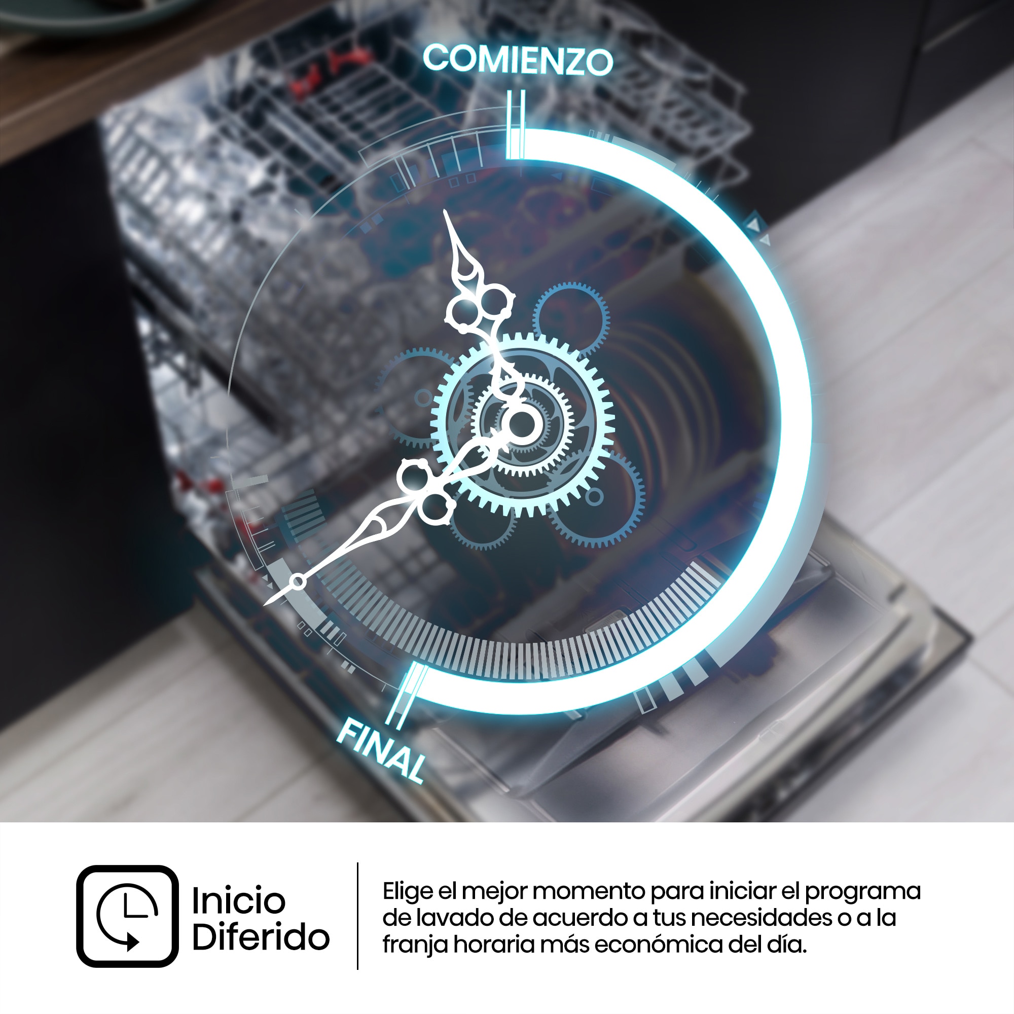 Lavavajillas integrable Hisense 11 servicios, 45 cm - HV543D10 9