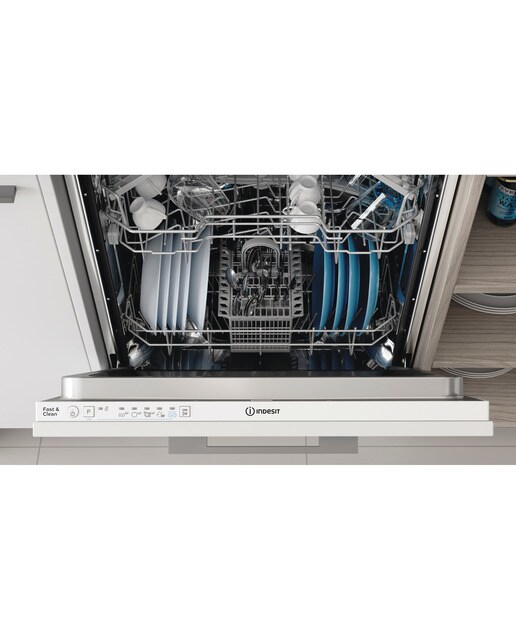 Imagen 6 de Lavavajillas integrable Indesit 14 servicios, 60 cm - D2I HL326