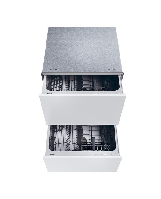 Haier - Lavavajillas integrable Haier 6 servicios por cajón, con doble cajón Haier - XDD 66E5LS.