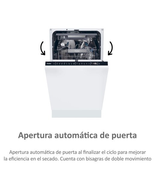 Máquina de Lavar Loiça Encastrável Haier I-Pro Shine Series 4 XI1C3TB2FB 3ª Bandeja, Wifi de 11 Conjuntos e de 45 cm 7