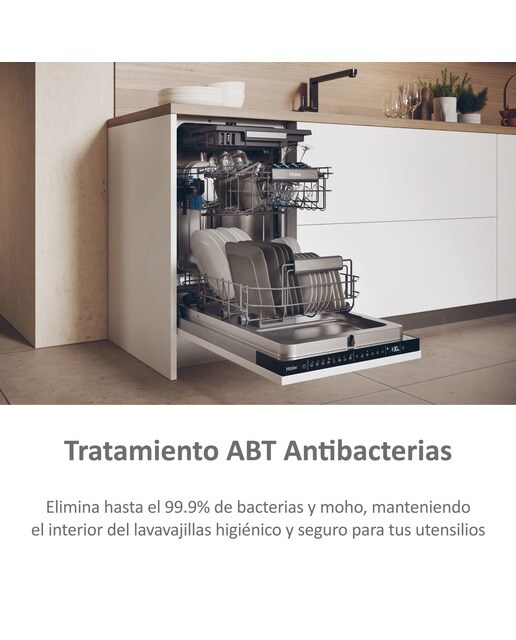 Máquina de Lavar Loiça Encastrável Haier I-Pro Shine Series 4 XI1C3TB2FB 3ª Bandeja, Wifi de 11 Conjuntos e de 45 cm 8