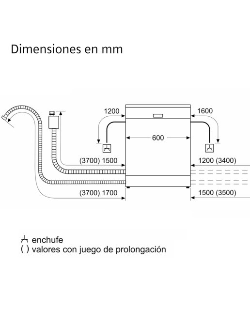 Máquina de Lavar Loiça Encastrável Siemens iQ700 SN87TX02CE de 14 Conjuntos, Home Connect, 3º Cesto e de 60 cm Preto-16