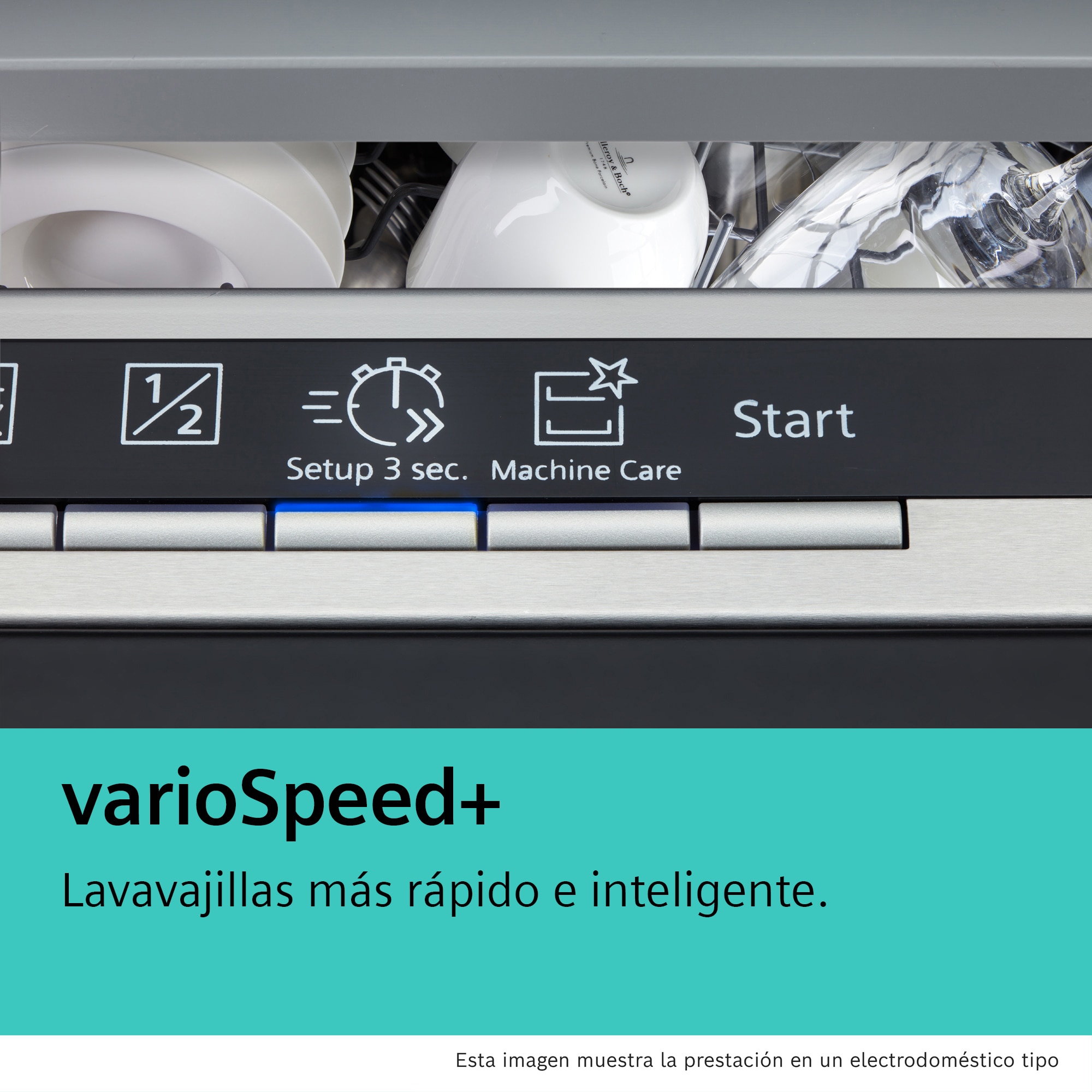 Máquina de Lavar Loiça Encastrável Siemens iQ300 SX73EX22CE varioHinge, HomeConnect e Porta Deslizante, de 14 Conjuntos e de 60 cm 12