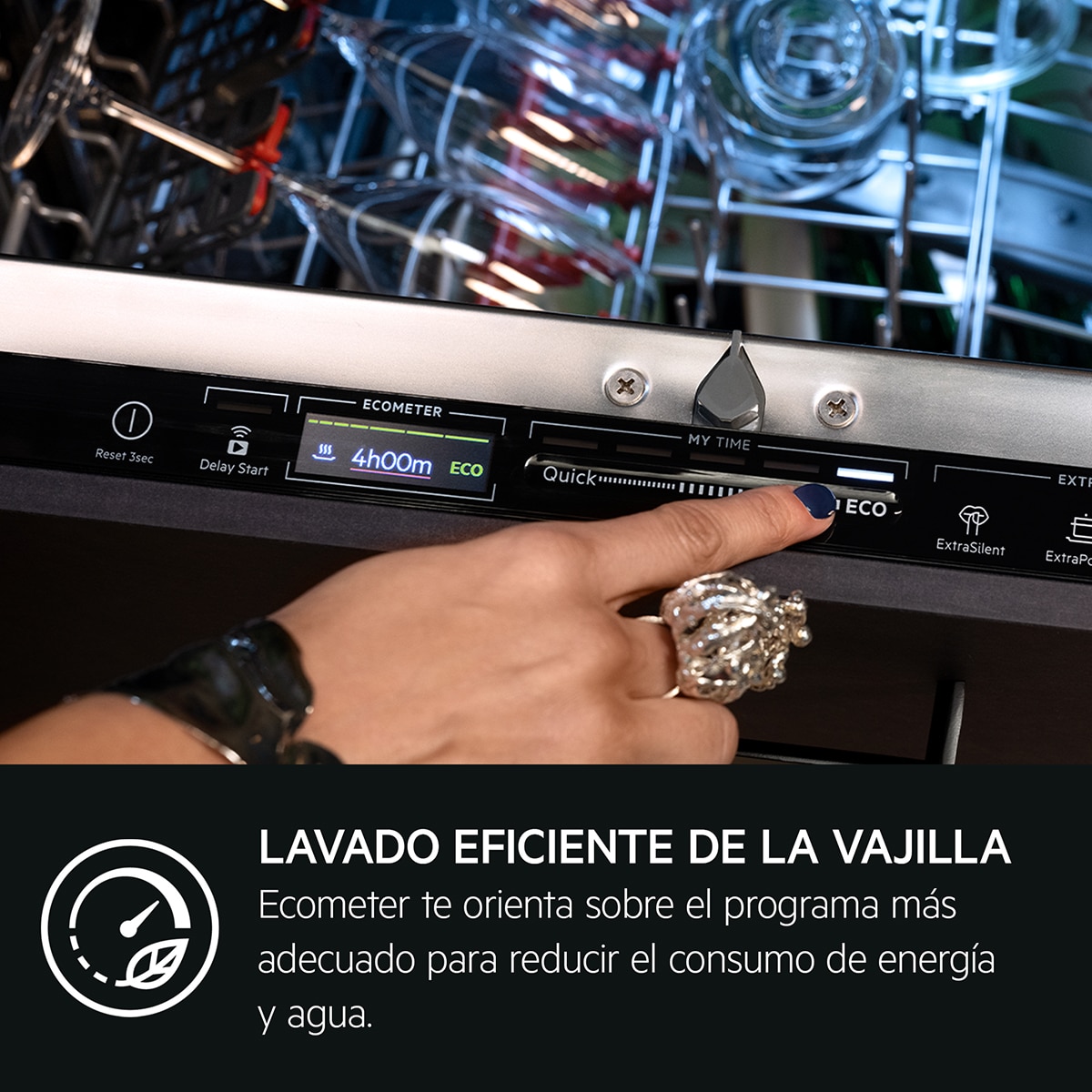 Lavavajillas integrable AEG 14 servicios, 3ª Bandeja, 60 cm - FSE76727P 3