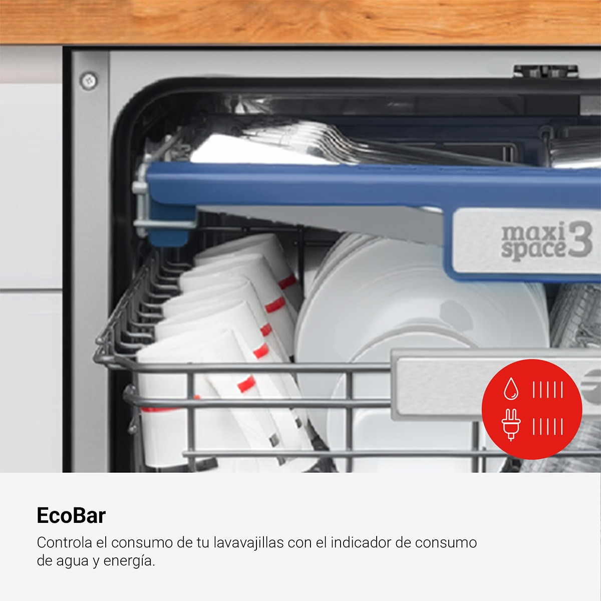 Máquina de Lavar Loiça Encastrável Fagor 4LVF-638ADIT de 14 Conjuntos, 3ª Bandeja e de 60 cm Aço inoxidável-10