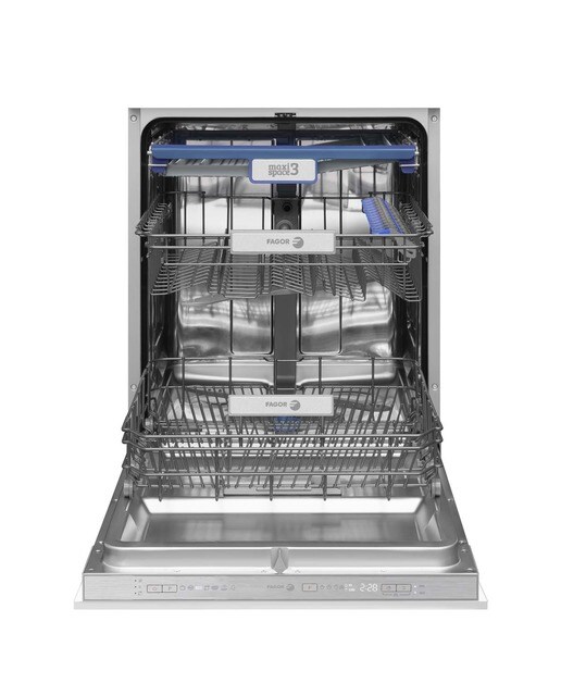 Máquina de Lavar Loiça Encastrável Fagor 4LVF-635ADIT de 14 Conjuntos, 3ª Bandeja e de 60 cm Branco-2