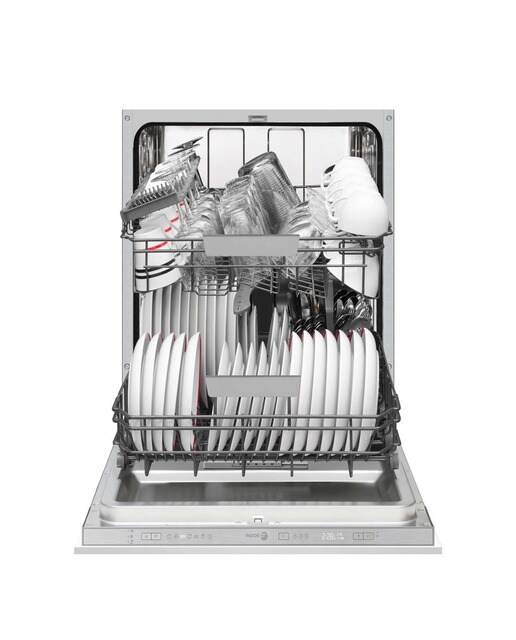 Máquina de Lavar Loiça Encastrável Fagor 4LVF-624IT de 12 Conjuntos, 7 Programas e de 60 cm Branco-2