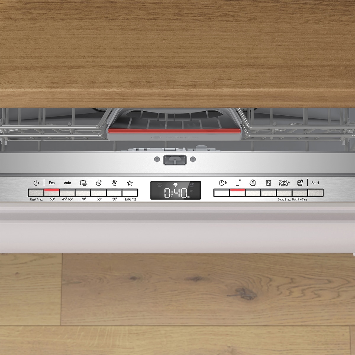 Lavavajillas integrable Bosch 13 servicios, 60 cm con 3ª bandeja para cubiertos - SMV4EVX04E - Acero Acero-3