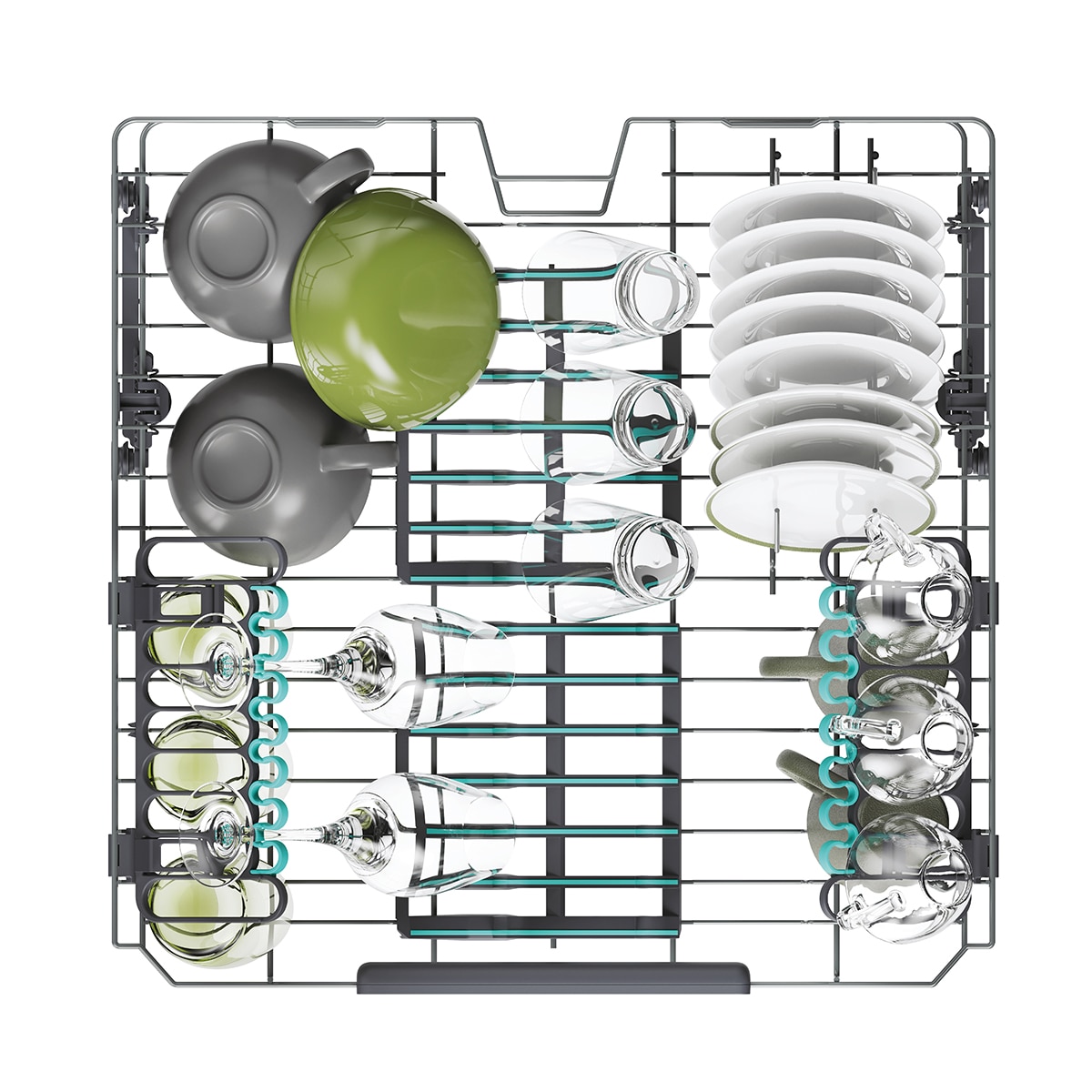 Lavavajillas Integrable Candy Rapidò 14 Servicios, Bandeja para cubiertos, 60 cm - CNS 4A4S3PSB - Inox Inox-10