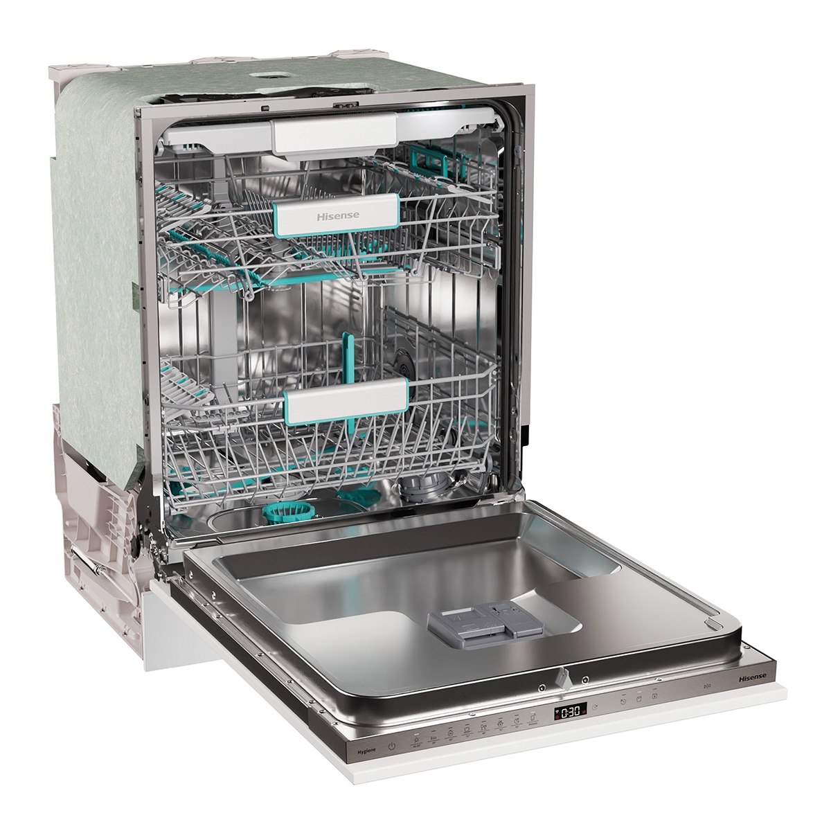 Lavavajillas integrable Hisense 16 servicios, Bandeja para cubiertos, 60 cm - HV673A65 13