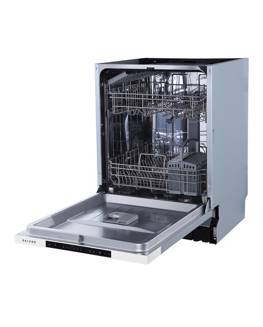 Imagem 0 de Máquina de Lavar Loiça Encastrável Saivod LVCINT625 de 12 Conjuntos, 6 Programas e de 60 cm - Branco
