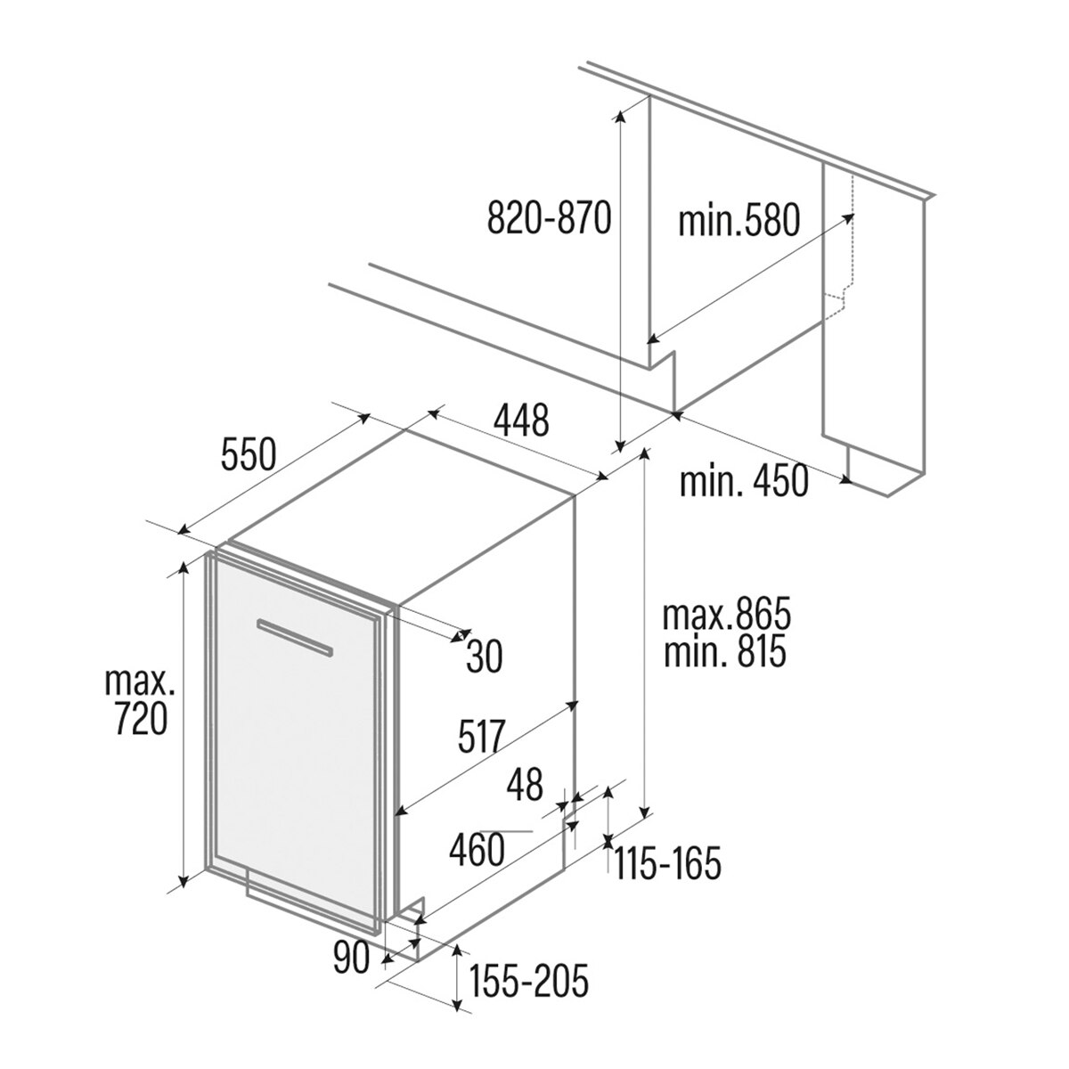 Thumbnail 1 de Cata LVI 48010 lavavajillas 10 servicios, 50 cm