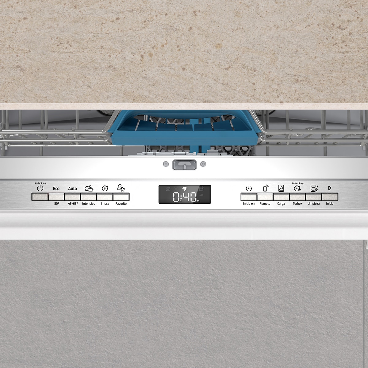 Lavavajillas integrable Balay, 13 servicios, 60 cm, Puerta deslizante - 3VF5032DP - Blanco Blanco-4