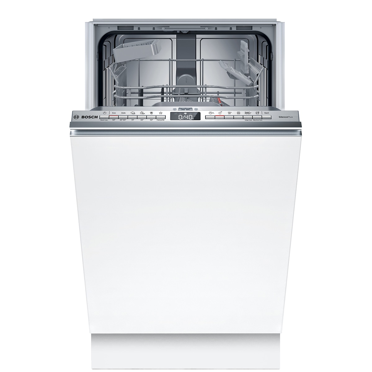 Lavavajillas integrable Bosch 10 servicios, 45 cm, Home Connect - SPH4EKX17E - Acero Acero-1