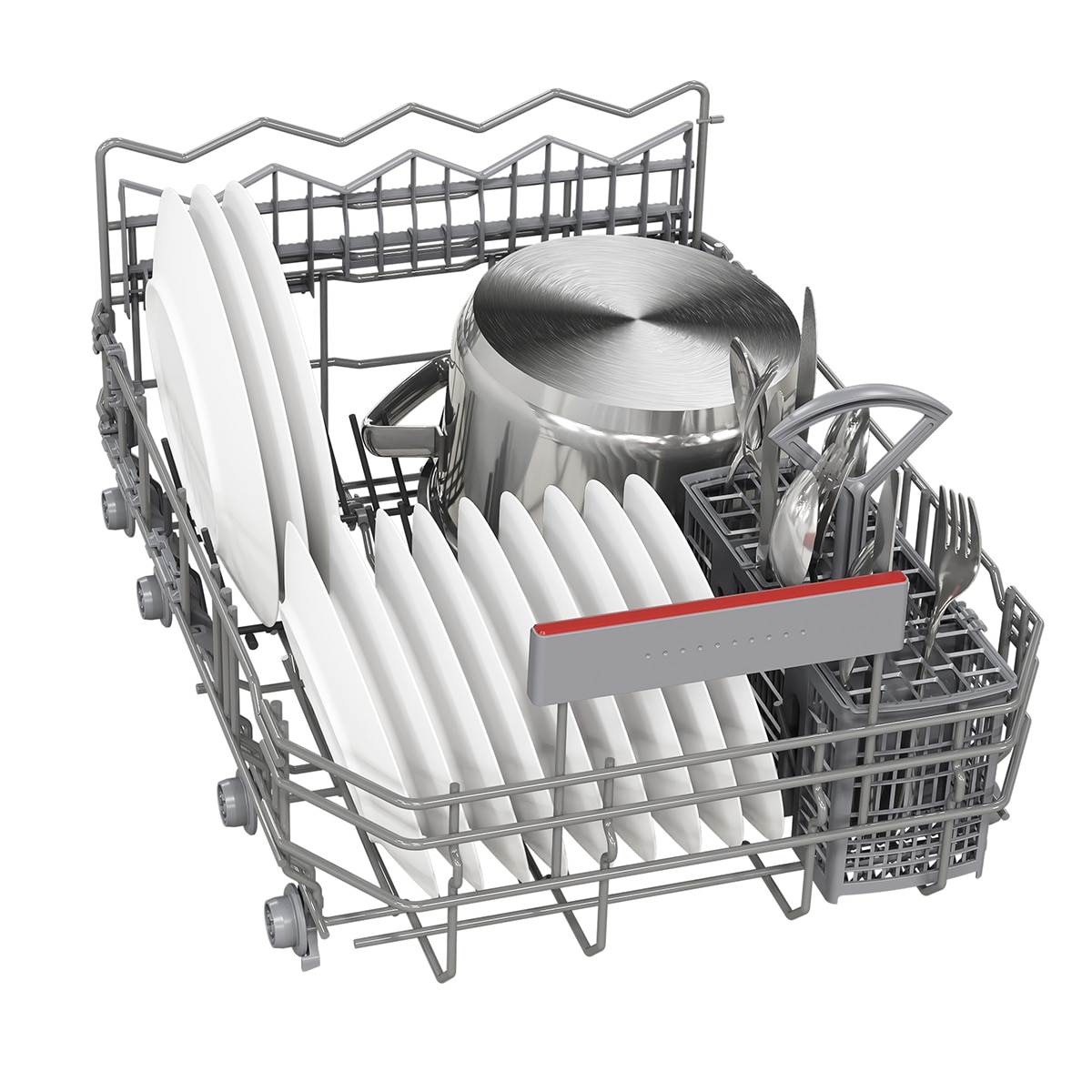 Lavavajillas integrable Bosch 10 servicios, 45 cm, Home Connect - SPH4EKX17E - Acero Acero-7