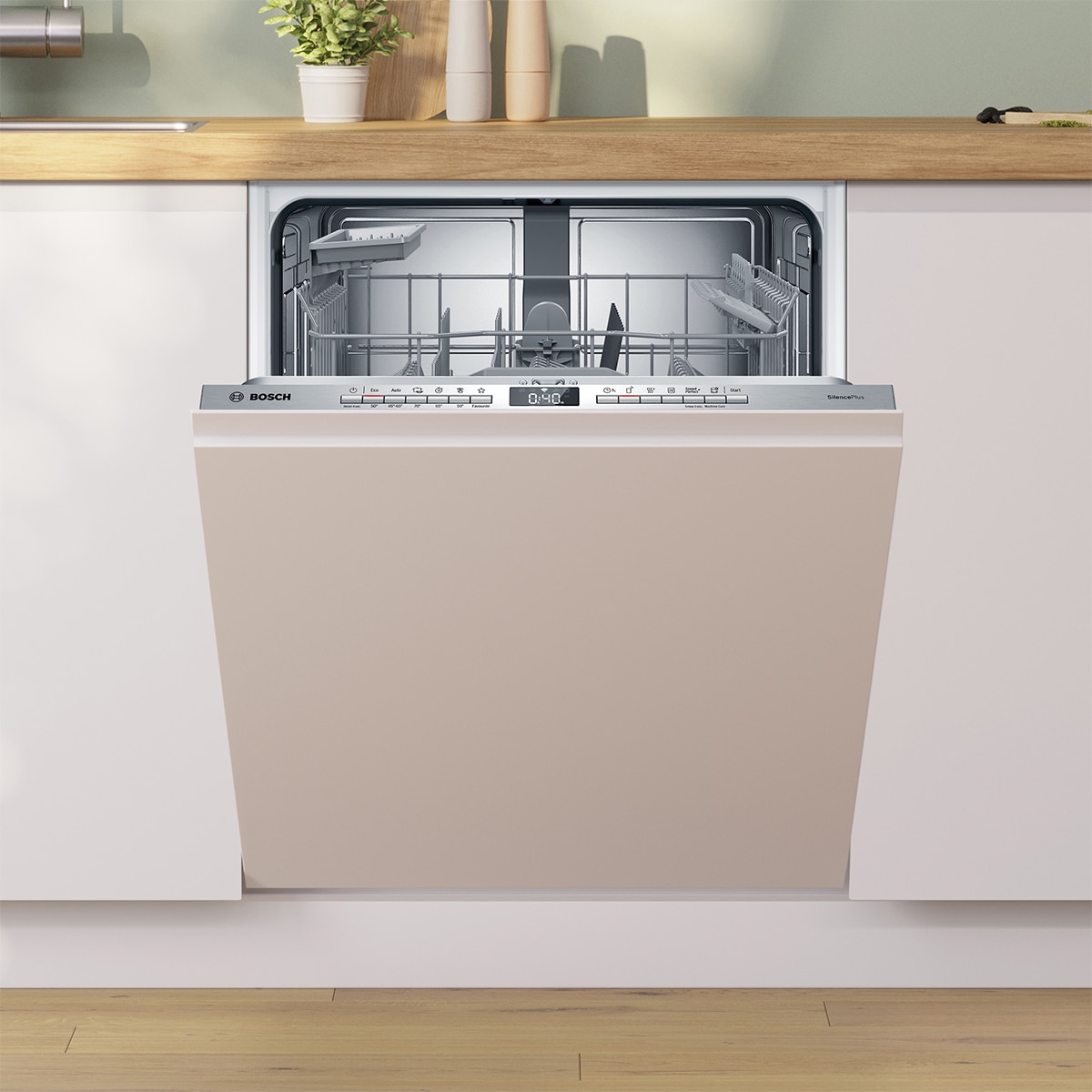 Lavavajillas integrable Bosch 13 servicios, 60 cm, Home Connect - SMV4HAX07E - Acero Acero-2