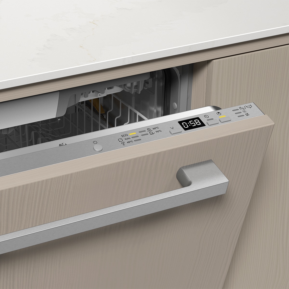 Máquina de Lavar Loiça Encastrável Miele G5851 SCVi ED QuickPowerWash, Active Plus, de 14 Conjuntos e 55 cm Branco-2