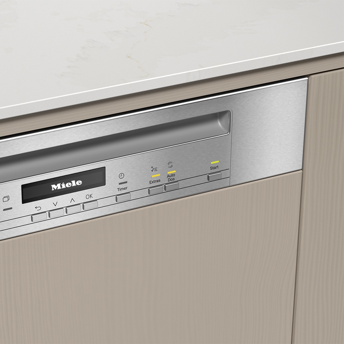 Máquina de Lavar Loiça Encastrável Miele G7040 SCi ED/CLST AutoDos, de 14 Conjuntos e 57 cm Branco-2