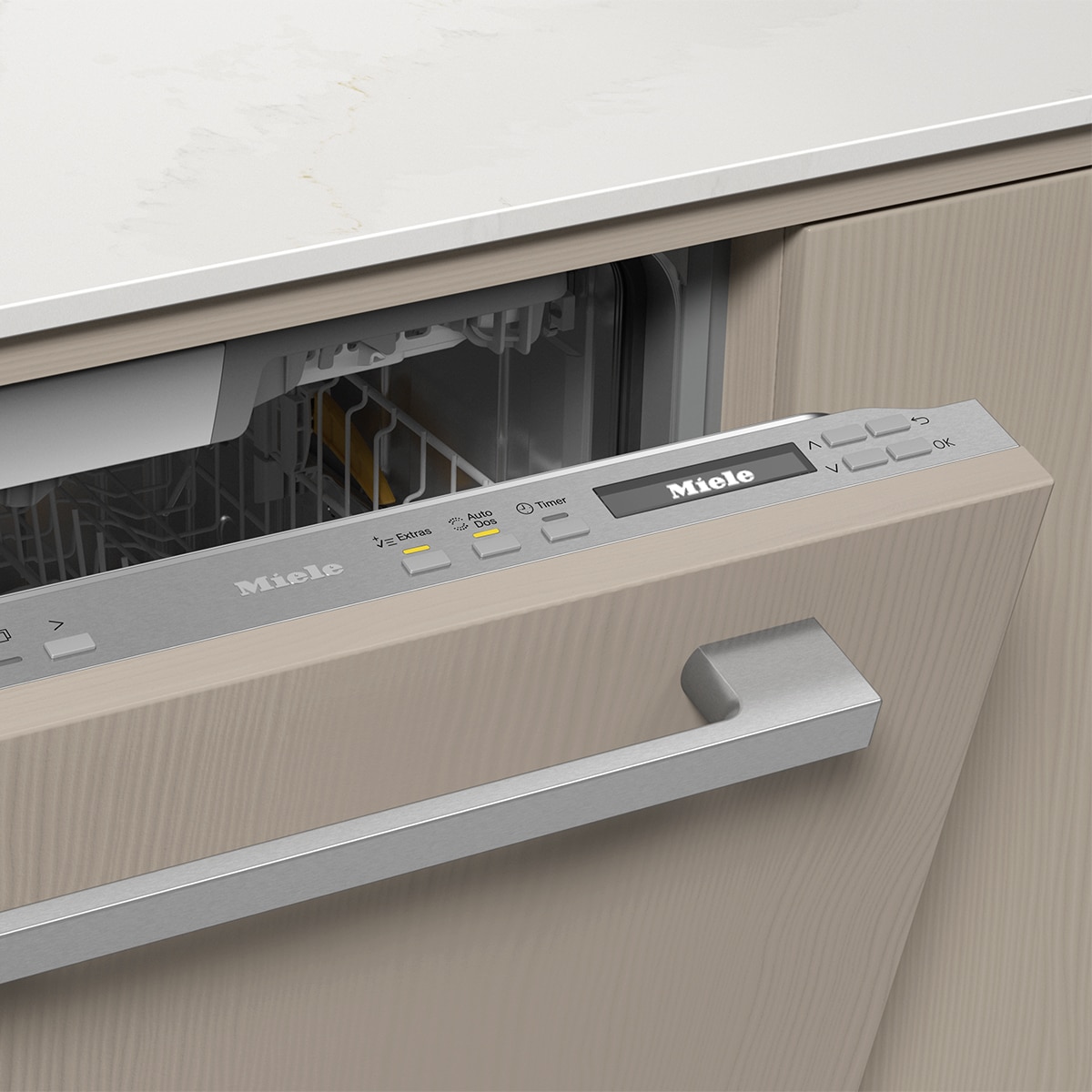Máquina de Lavar Loiça Encastrável Miele G7085 SCVi XXL ED AutoDos, de 14 Conjuntos e 55 cm Branco-2
