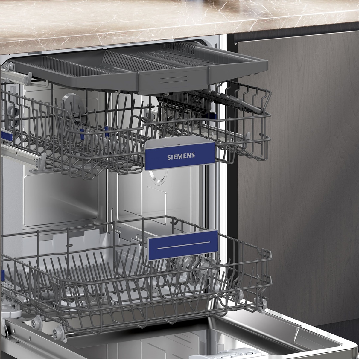 Máquina de Lavar Loiça Encastrável Siemens iQ300 SN63HX03VE de 13 Conjuntos Aço-4