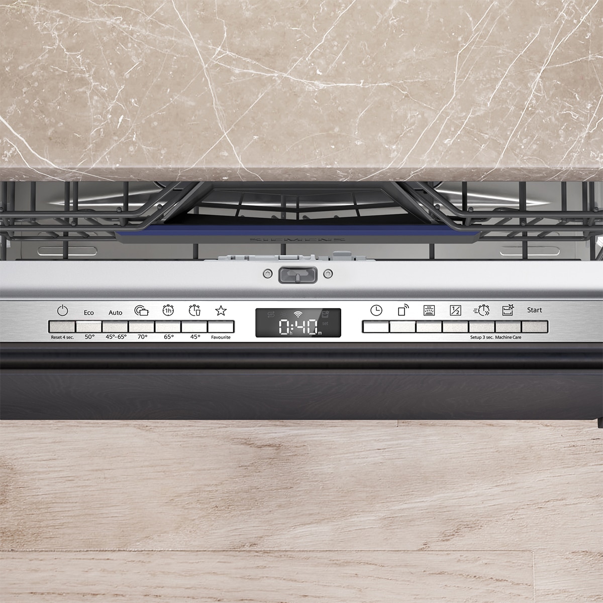Máquina de Lavar Loiça Encastrável Siemens iQ300 SX63HX16CE de 14 Conjuntos Aço-3