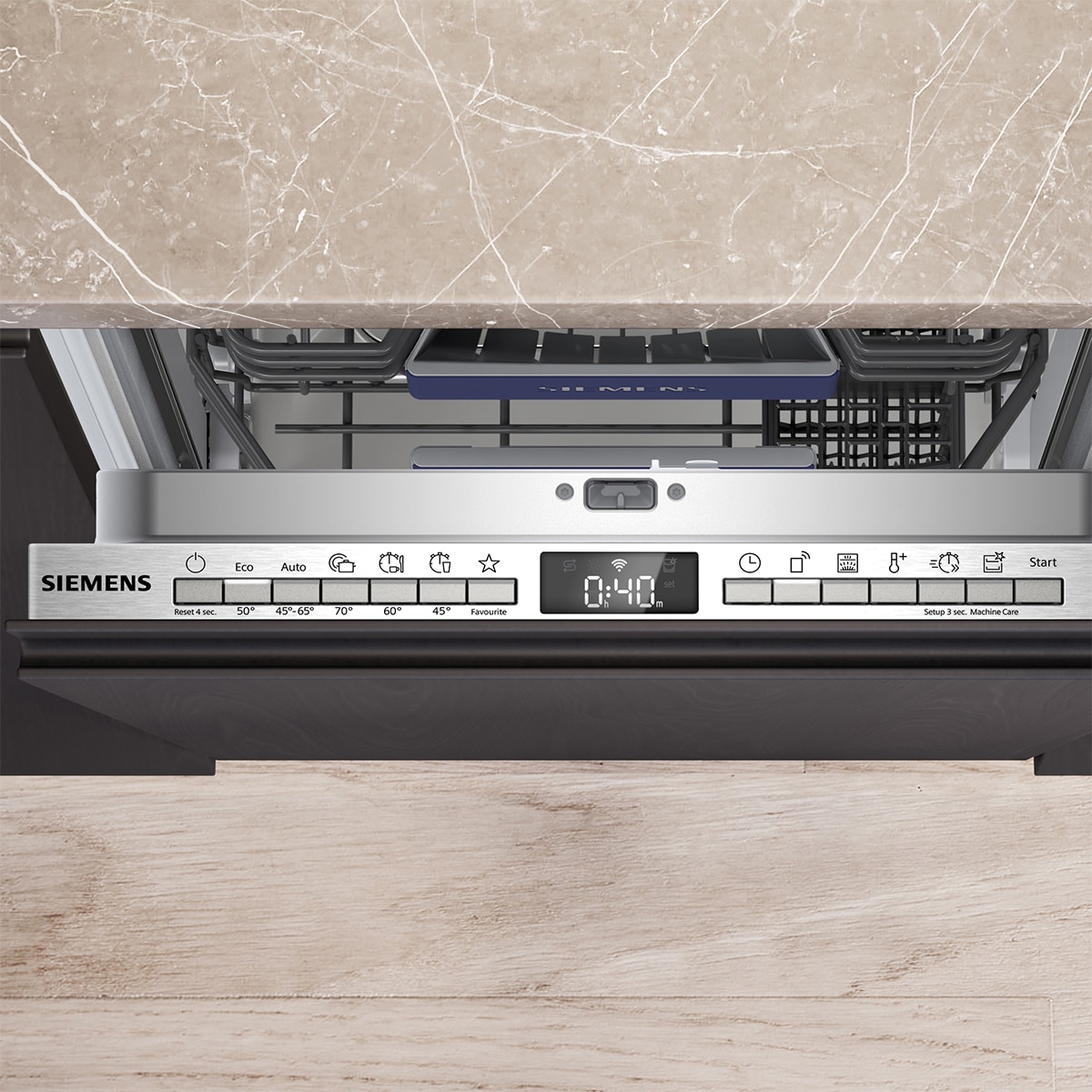 Máquina de Lavar Loiça Integrável Siemens iQ300 SR63EX25KE de 10 Conjuntos Aço-3