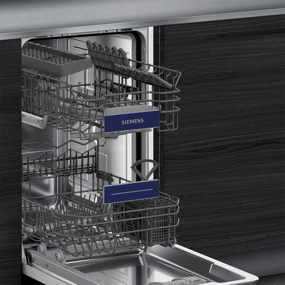 Máquina de Lavar Loiça Integrável Siemens iQ300 SR63EX25KE de 10 Conjuntos Aço-4